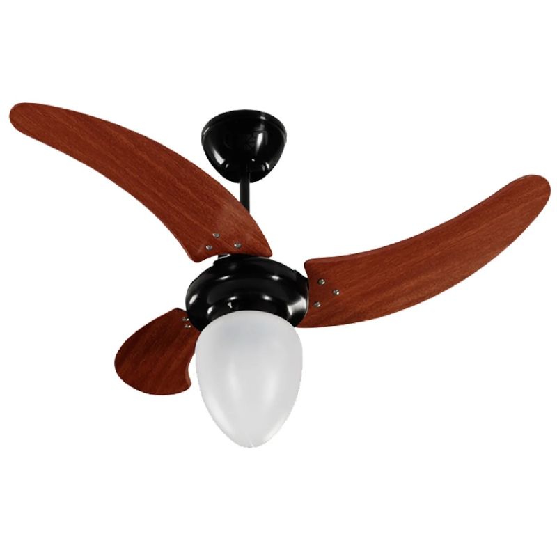 VENTILADOR BÚZIOS MAX 3P CVM 127V PRETO/MOGNO TRON