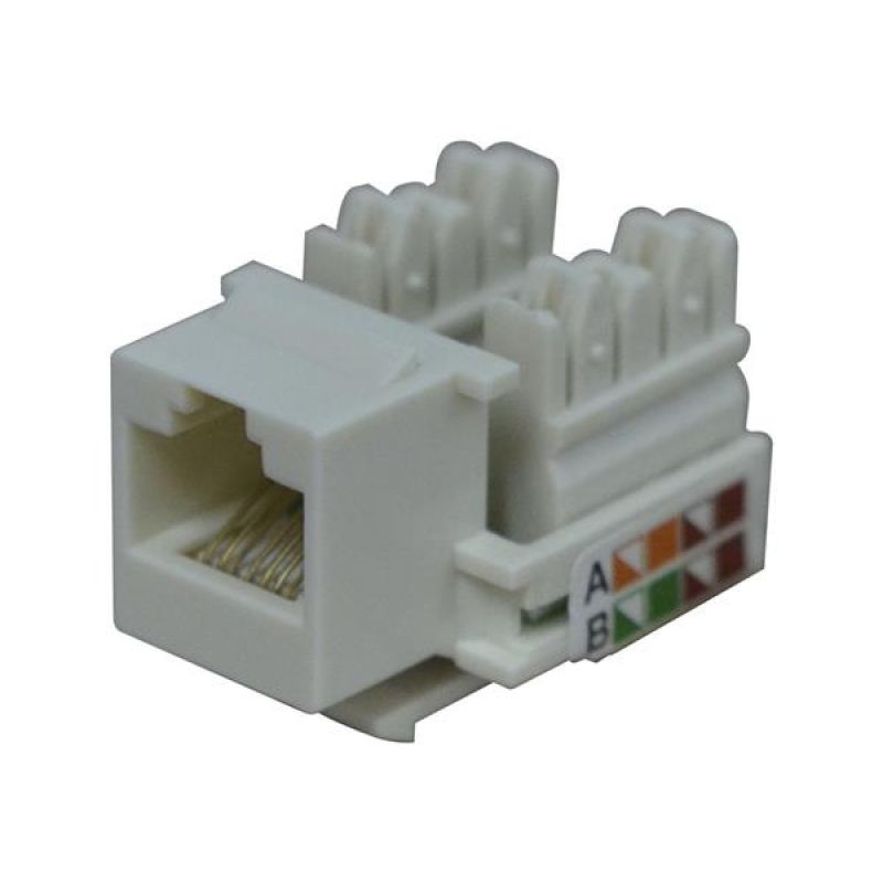 KEYSTONE JACK RJ45 CAT 5E BRANCO
