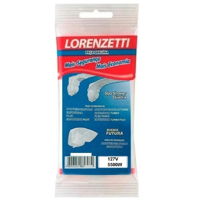 RESISTENCIA DUO SHOWER 5500W 127V 3060 A LORENZETTI - COMPATÍVEL COM DUO SHOWER, DUO SHOWER QUADRA, DUCHAS FUTURA