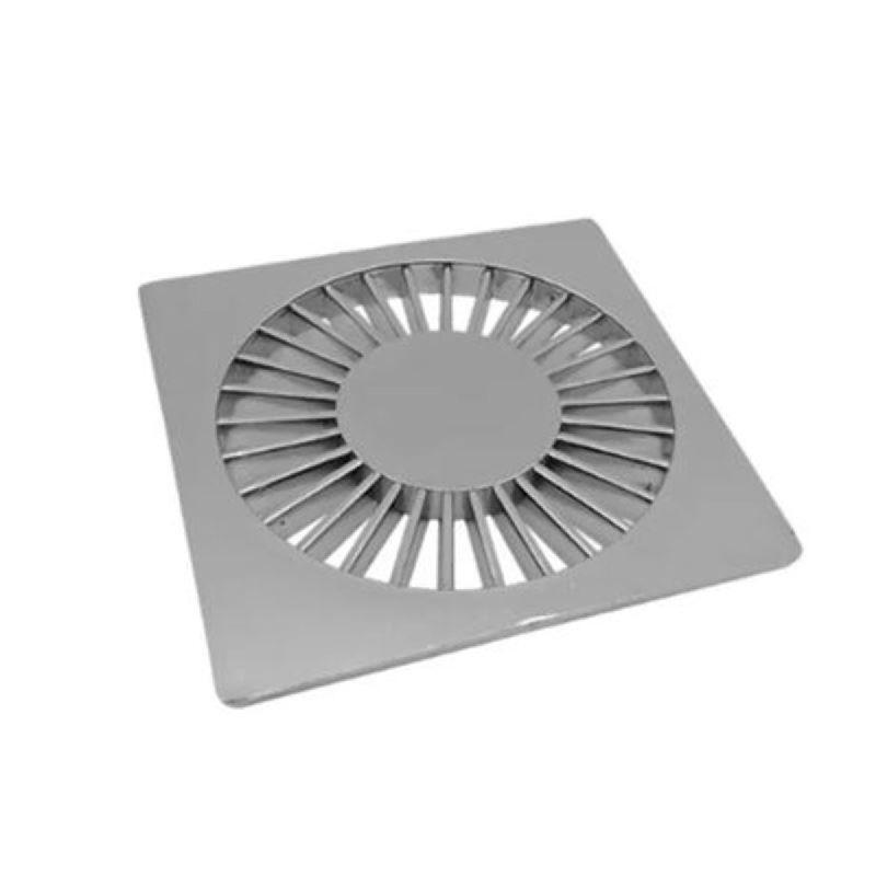 GRELHA N81 QUADRADA RADIAL CROMADO 150 90605 AMANCO