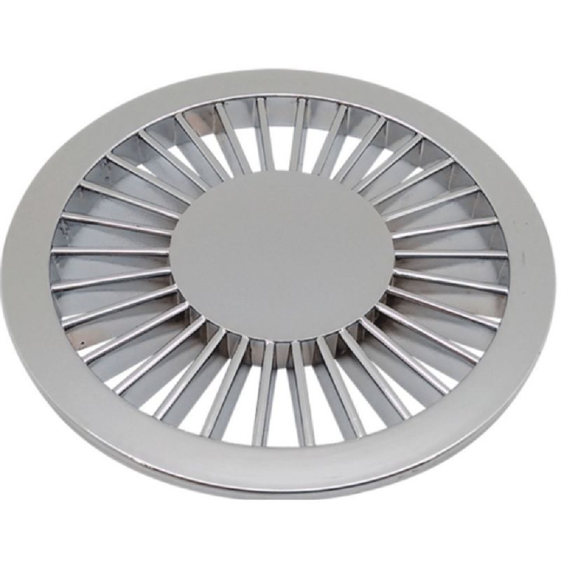 GRELHA N79 REDONDA RADIAL CROMADO 150 90607 AMANCO
