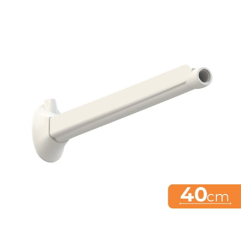 CANO PARA CHUVEIRO 40CM BRANCO ZAGONEL