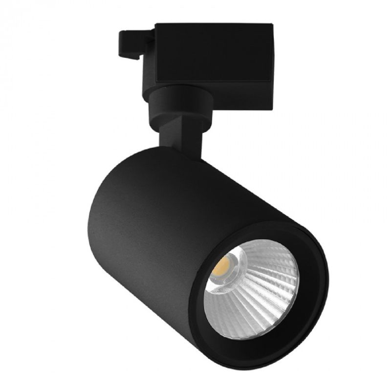 SPOT PARA TRILHO 10W 6500K BIVOLT PRETO 80112 OPUS