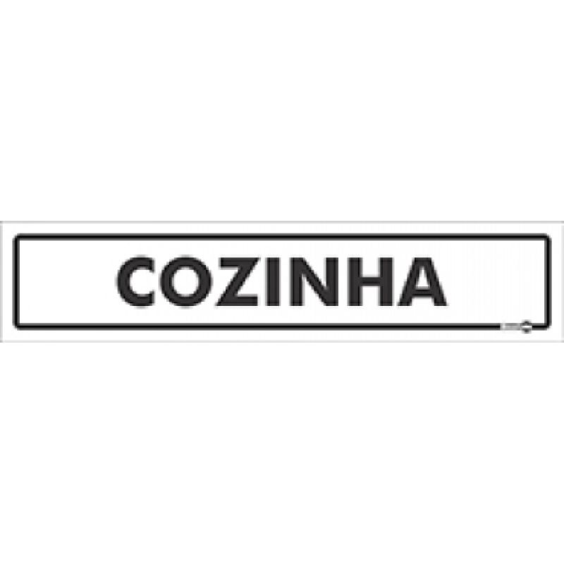 PLACA SINALIZAÇÃO COZINHA PS38 ENCARTALE
