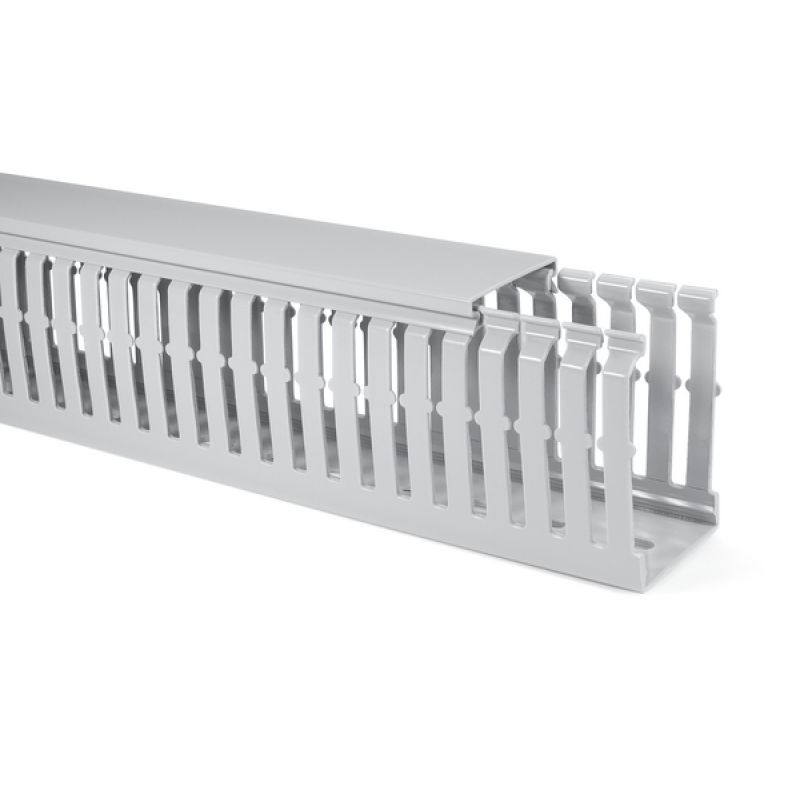 CANALETA 30X80 CINZA HD8P ABERTA HELLER