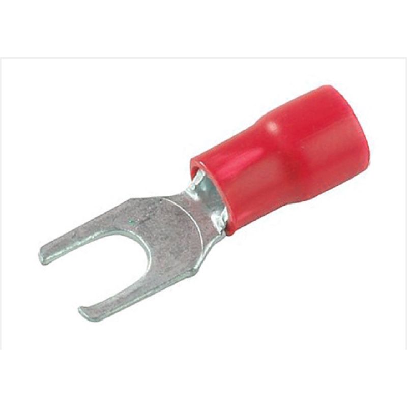 TERMINAL FORQUILHA VERMELHO M3 01,5MM (10 PEÇAS) FR2462 C CRIMPER