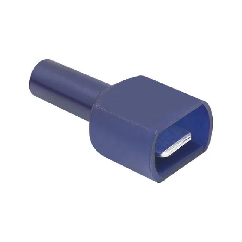 TERMINAL ENGATE MACHO TOTAL ISOLADO AZUL 02,5MM (10PC) NA4513 CRIMPER