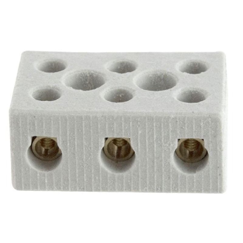 CONECTOR PORCELANA 16,0MM TRIPOLAR FOXLUX