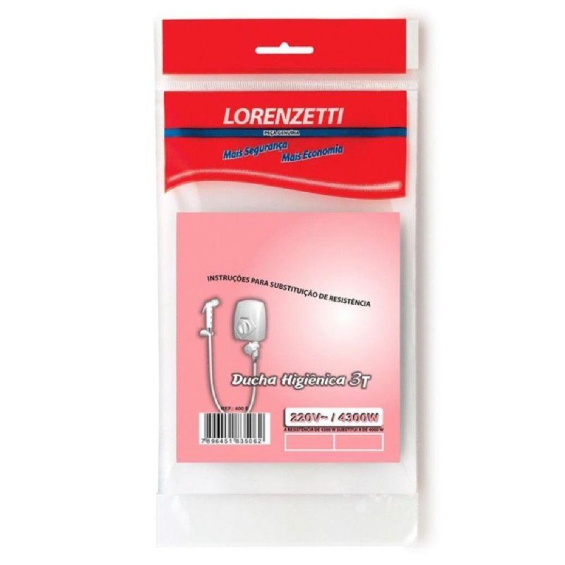 RESISTENCIA DUCHA HIGIENICA 3T 4000W 220V 400 E LORENZETTI