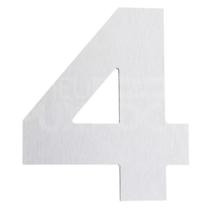 NUMERO 04 DE ALUMINIO FURLANETTI