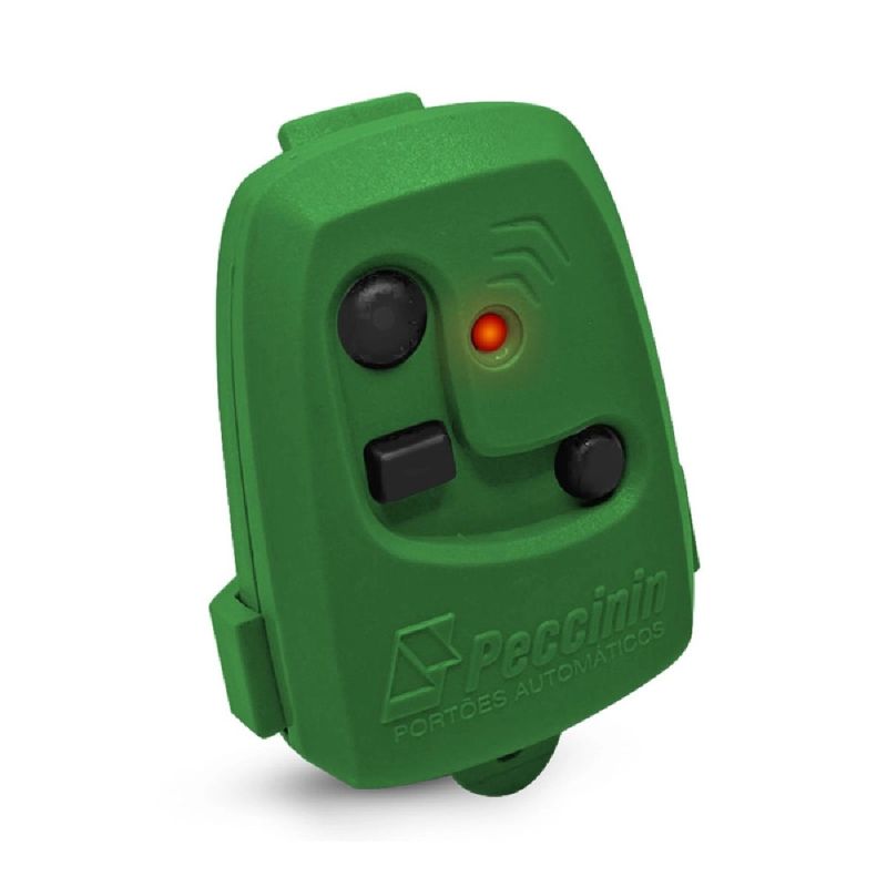 TRANSMISSOR TX 434MHZ 3 BOTOES VERDE PECCININ