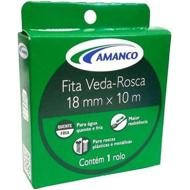 FITA VEDA ROSCA 18MM X 10M 99315 AMANCO