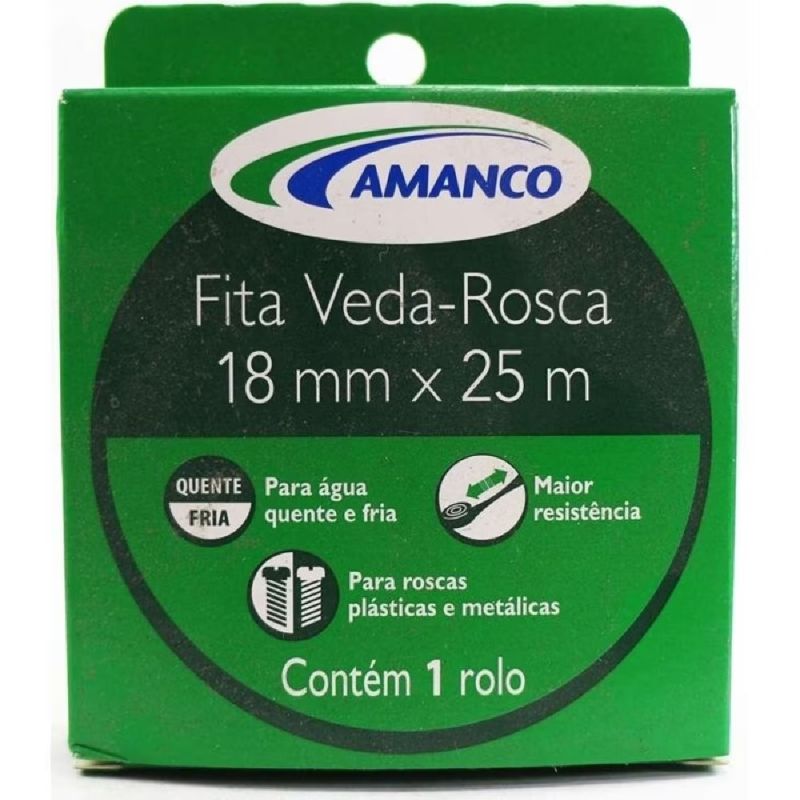FITA VEDA ROSCA 18MM X 25M 99316 AMANCO