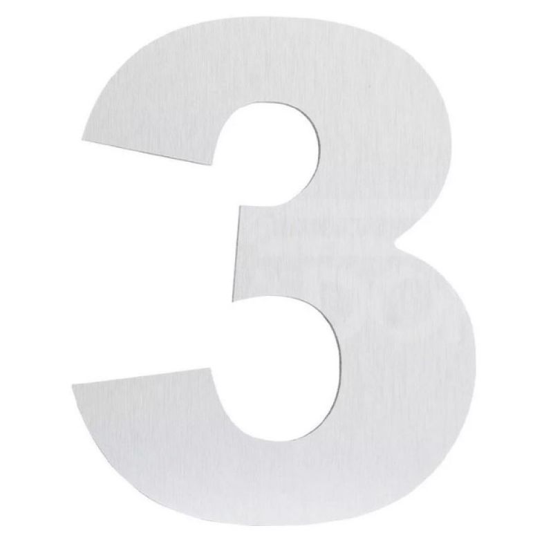 NUMERO 03 DE ALUMINIO GRANDE FURLANETTI