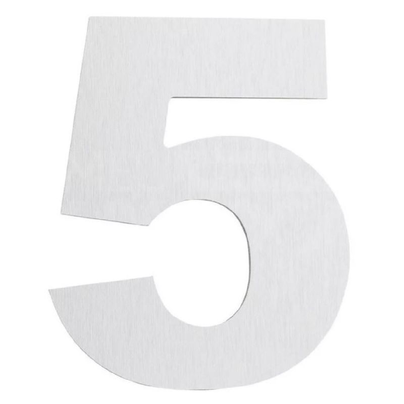 NUMERO 05 DE ALUMINIO GRANDE FURLANETTI