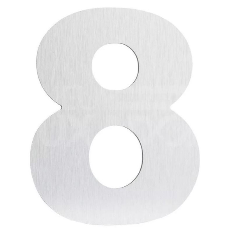NUMERO 08 DE ALUMINIO GRANDE FURLANETTI