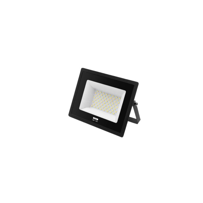 REFLETOR LED PRO 50W 6500K BIVOLT PRETO 30043 OPUS