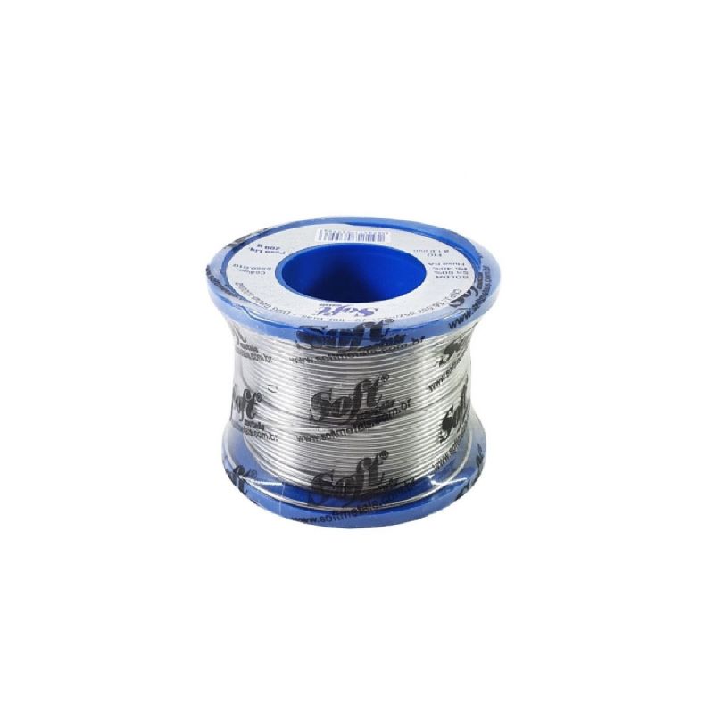 ESTANHO CARRETEL 200 GRAMAS AZUL 1,0MM SOFT