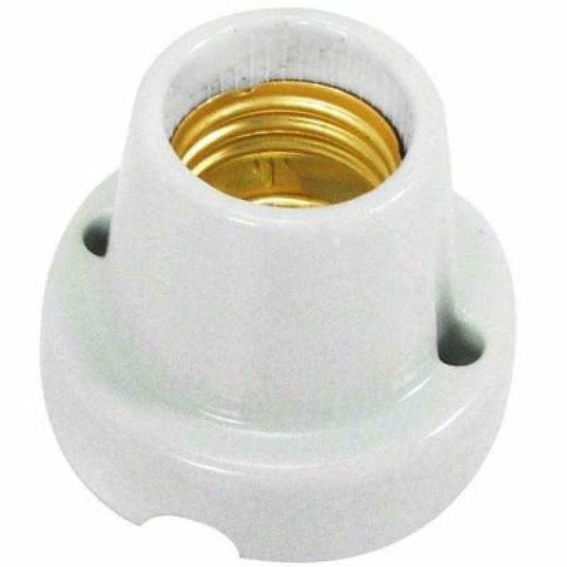 SOQUETE PORCELANA E27 FIXO PARA TETO FX06 FOXLUX
