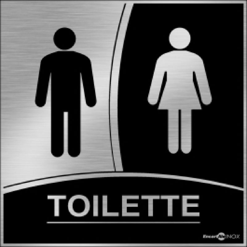 PLACA SINALIZAÇÃO TOILETTE PA03 ENCARTALE