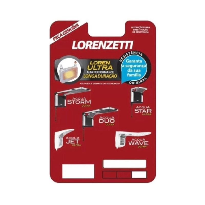 RESISTÊNCIA STORM/STAR 7800W 220V 3065 B LORENZETTI
