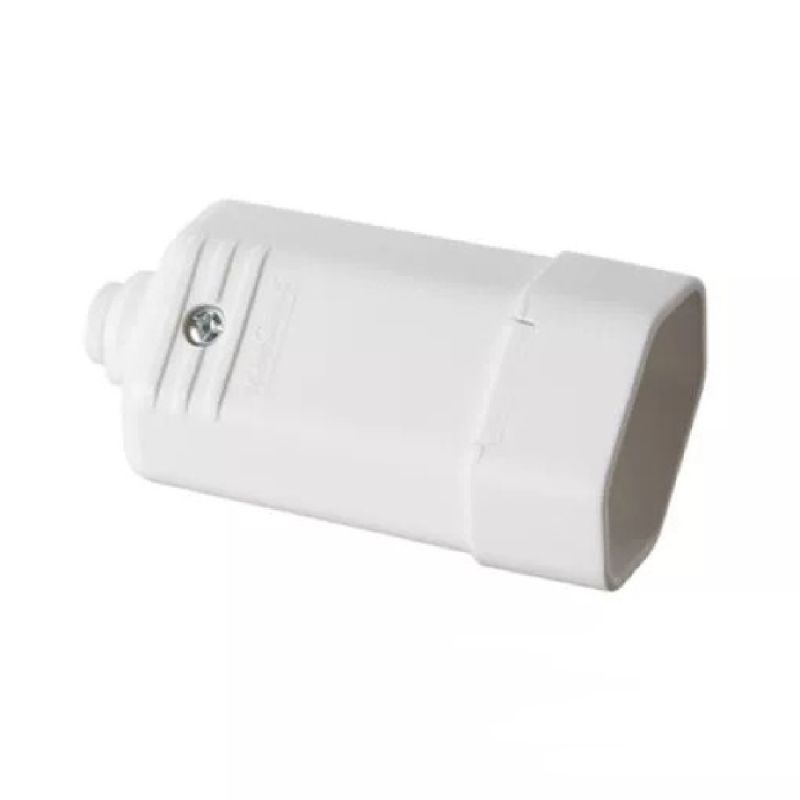 TOMADA 2P+T 10A 250V BRANCO PEQUENA PA012717 MARGIRIUS