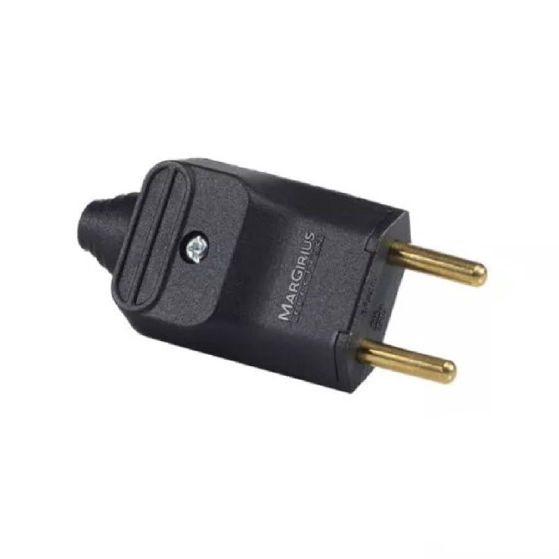 PLUG 2P 20A 250V PRETO GIGANTE PA015045 MARGIRIUS