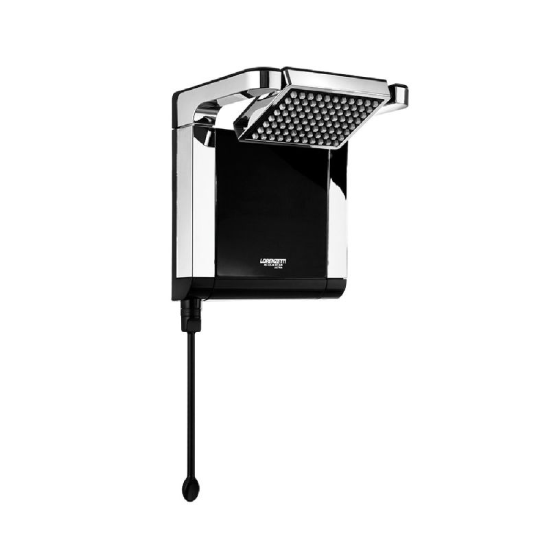 CHUVEIRO ACQUA STAR PRETO/CROMADO 220V 7800W LORENZETTI