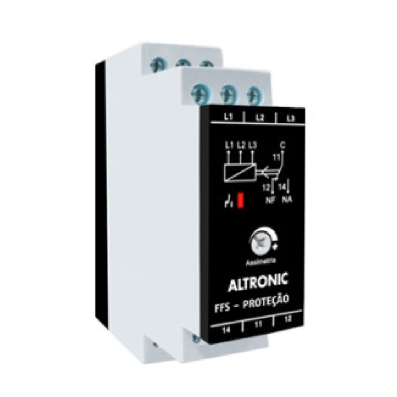 RELÉ FALTA DE FASE FF-01 MC 220/380VAC ALTRONIC