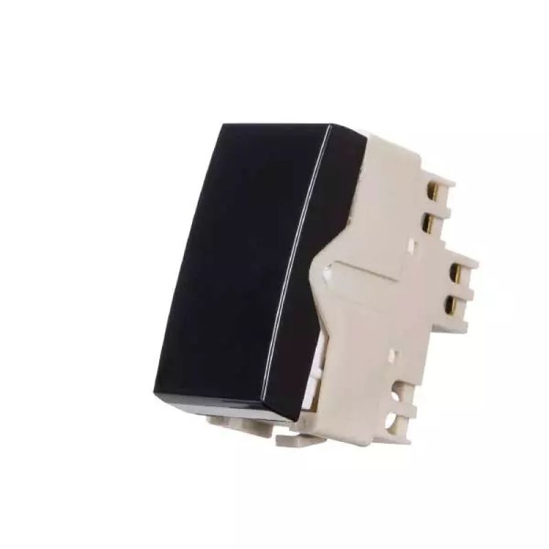 MÓDULO INTERRUPTOR SIMPLES 10A PRETO EBONY MARGIRIUS