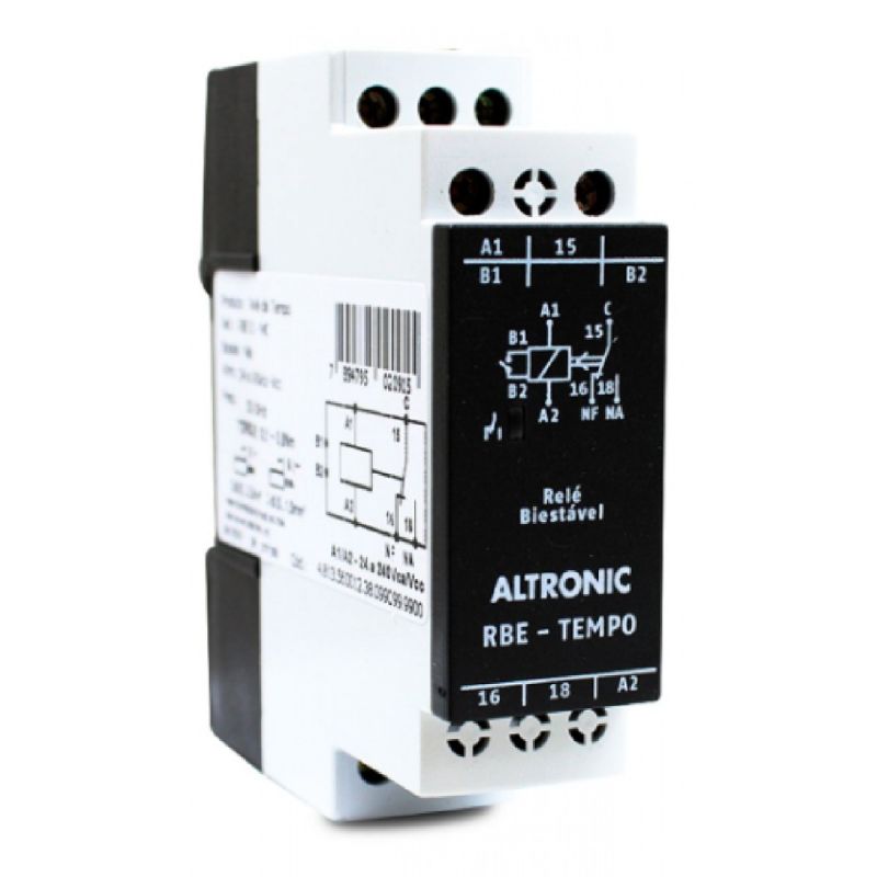 RELE AUXILIAR BIESTAVEL 1NA/NF RBE 01-MC 24/240VCA ALTRONIC