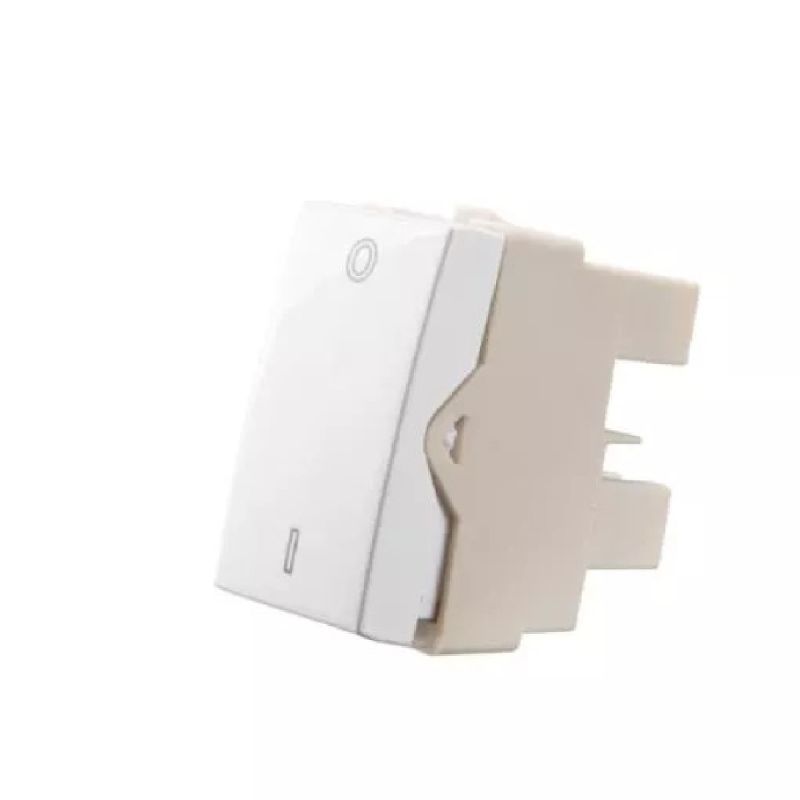 MÓDULO INTERRUPTOR BIPOLAR SIMPLES 25A BRANCO SLEEK MARGIRIUS