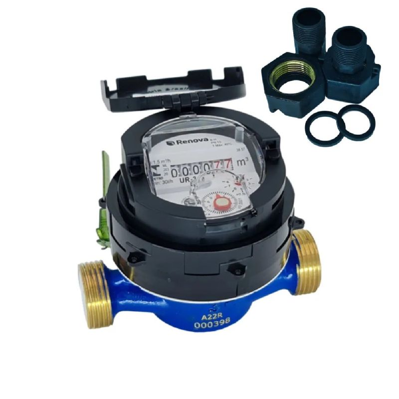 HIDRÔMETRO DN 3/4 + KIT CONEXOES QMAX