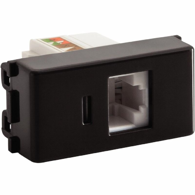 TOMADA RJ45 CAT 6 GRAFITE 57215/056 TRAMONTINA