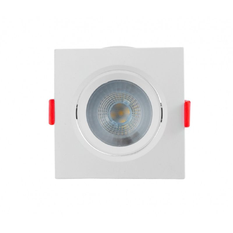 SPOT QUADRADO 03W 3000K BIVOLT ECO 87500 OPUS