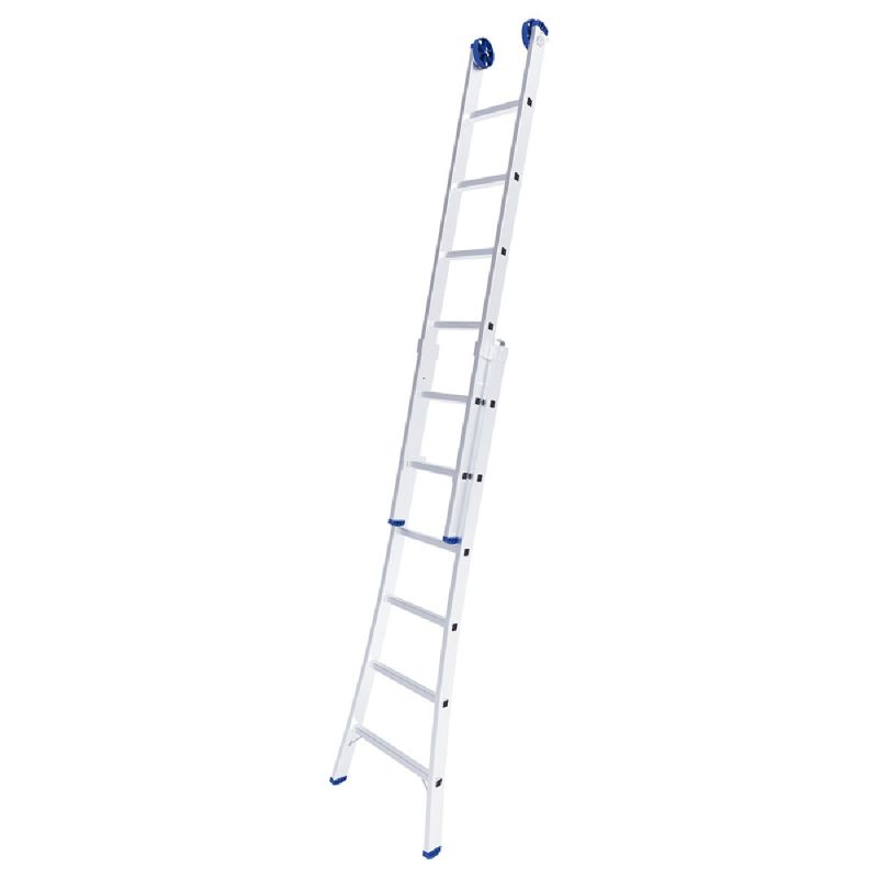 ESCADA DE ALUMÍNIO EXTENSIVA DUPLA 2X06 12 DEGRAUS MOR