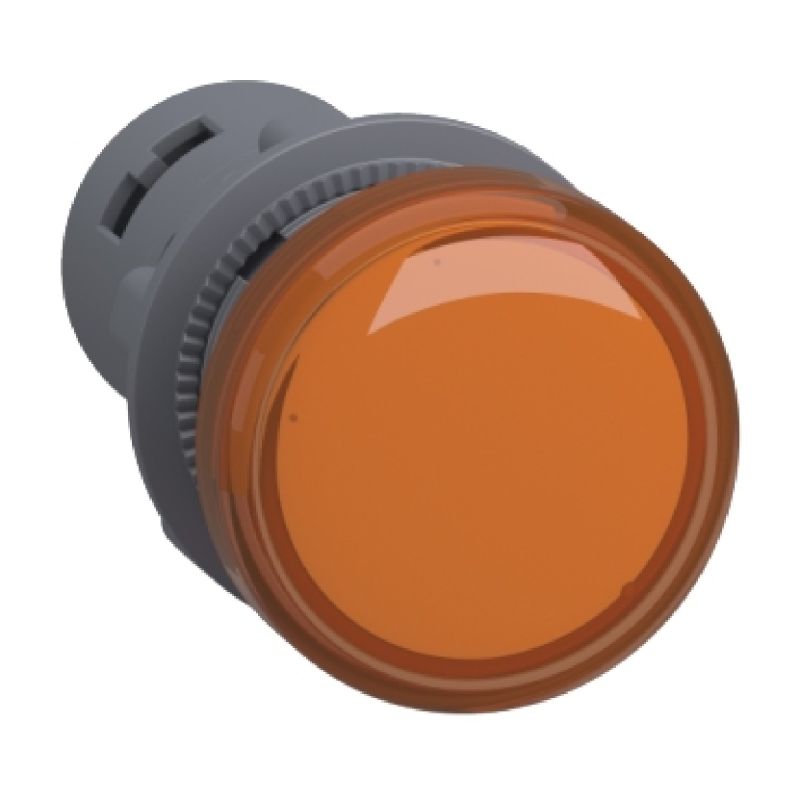 SINALIZADOR 22MM PLÁSTICO MONOBLOCO AMARELO 24V XA2EVB5LC SCHNEIDER