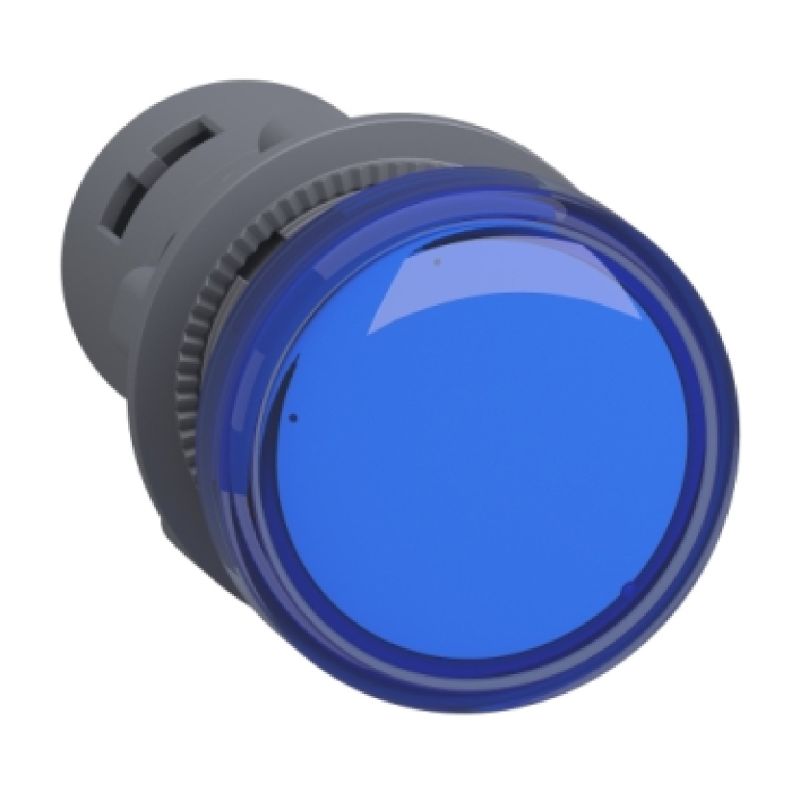SINALIZADOR 22MM PLÁSTICO MONOBLOCO AZUL 24V XA2EVB6LC SCHNEIDER