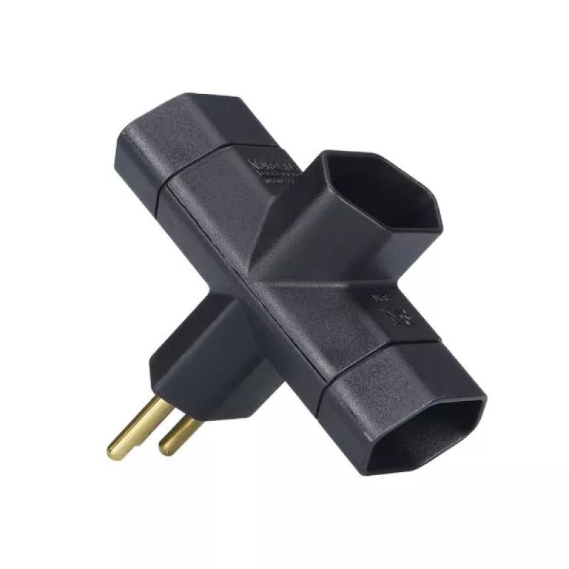 PLUG T 2P+T PRETO PA015625 MARGIRIUS