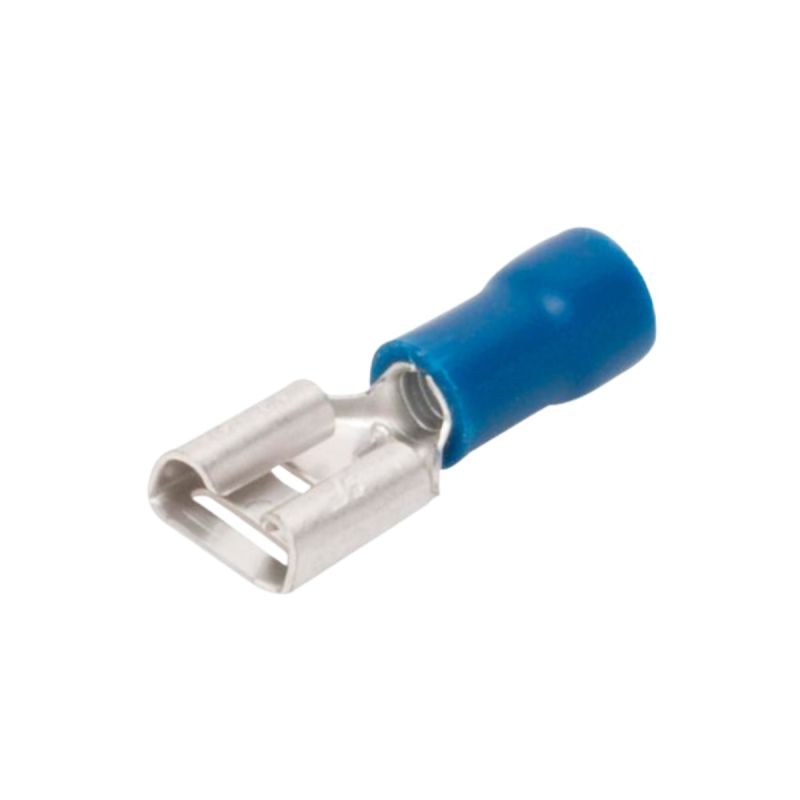 TERMINAL ENGATE FÊMEA AZUL 02,5MM (10 PEÇAS) EF4225 CRIMPER