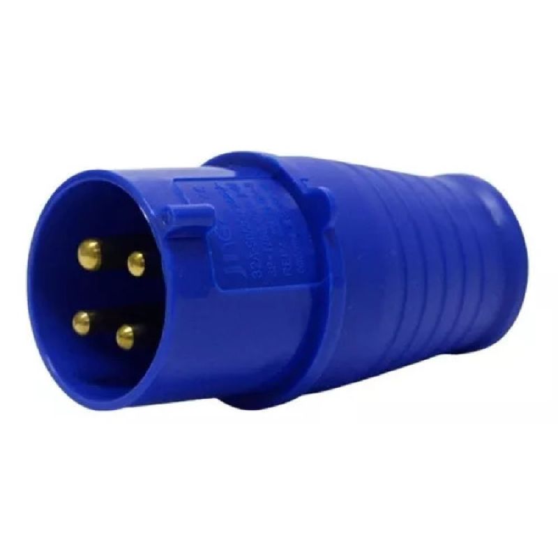 PLUG INDUSTRIAL 3P+T 16A AZUL 16102 JNG