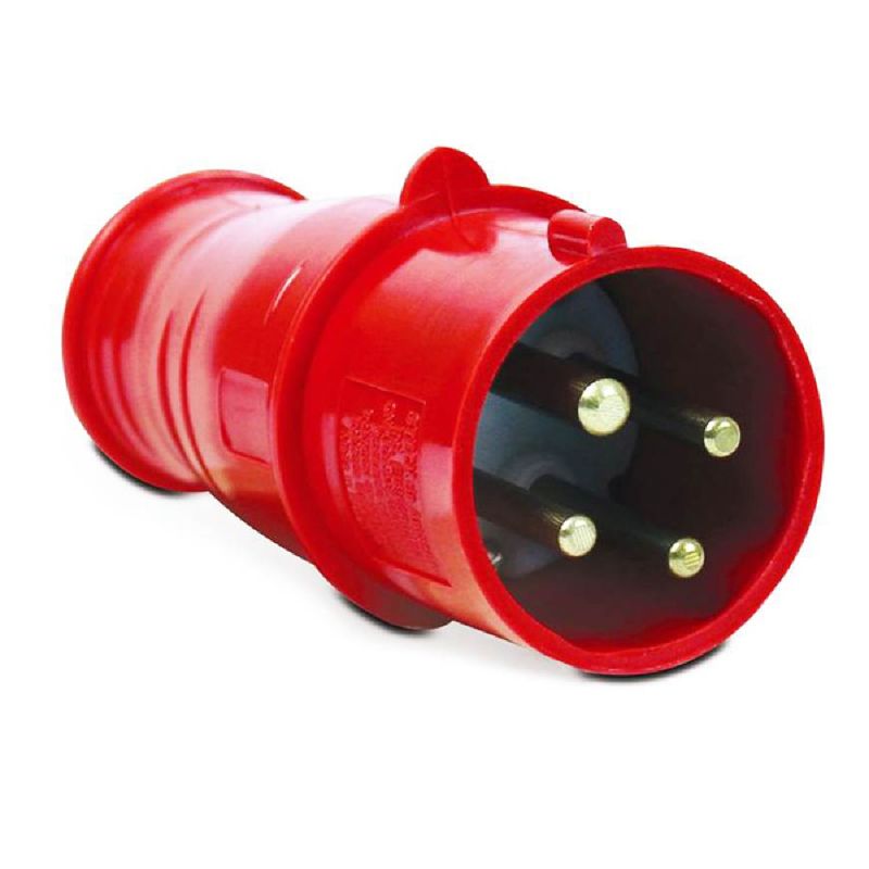 PLUG INDUSTRIAL 3P+T 32A VERMELHO 16067 JNG