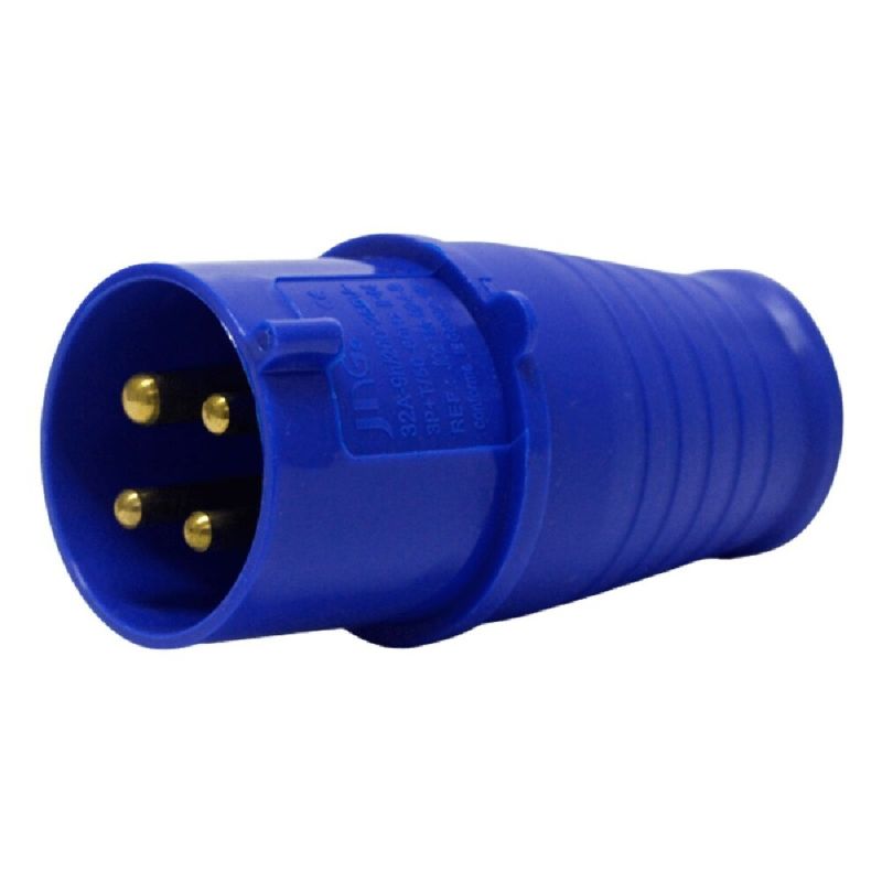 PLUG INDUSTRIAL 3P+T 32A AZUL 16101 JNG