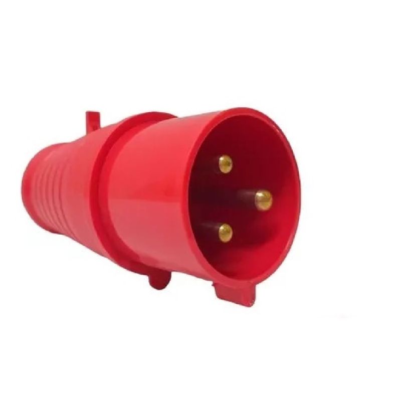 PLUG INDUSTRIAL 2P+T 16A VERMELHO 16104 JNG