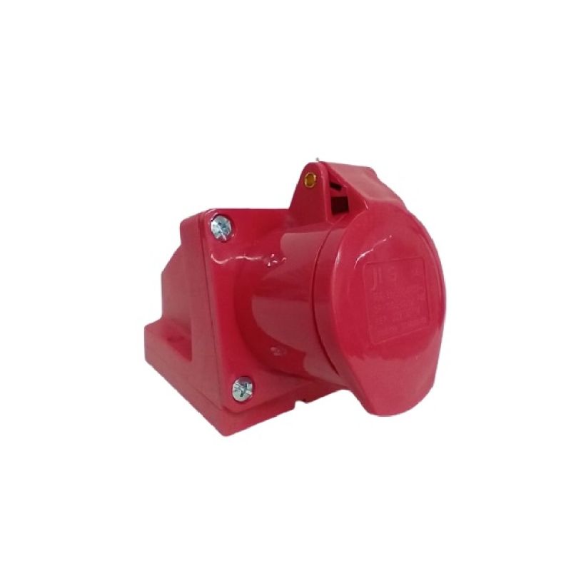 TOMADA SOBREPOR INDUSTRIAL 3P+T 32A VERMELHA 16071 JNG