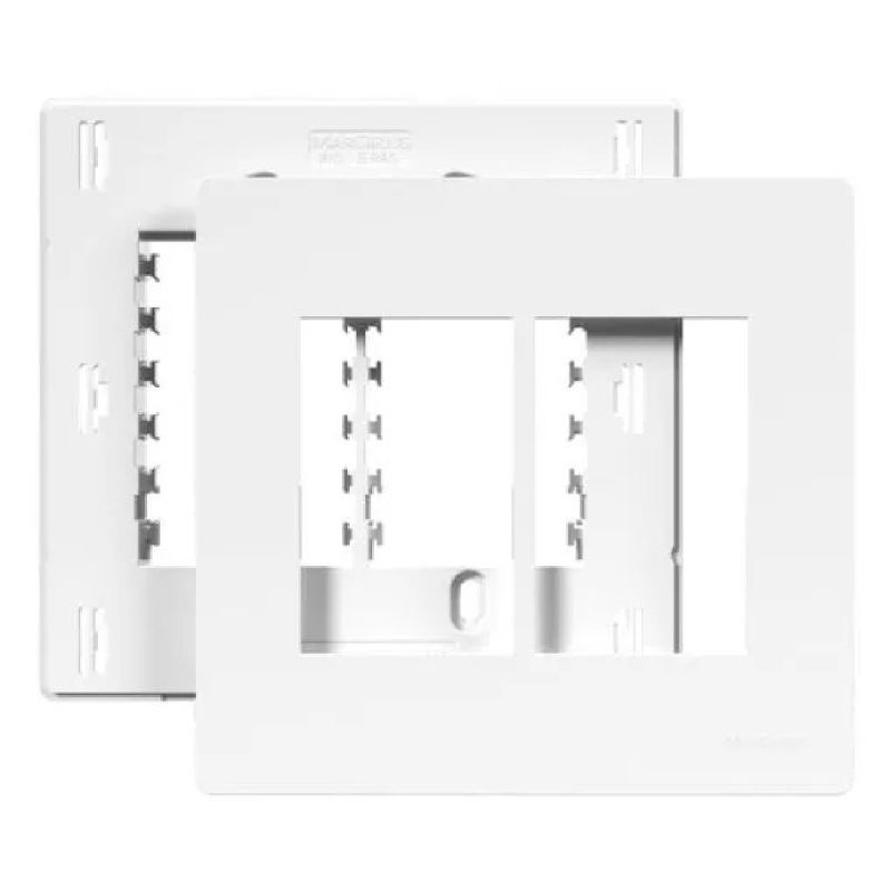 CONJUNTO PLACA 4X4 6 POSTOS BRANCO INFINITI PLUS MARGIRIUS