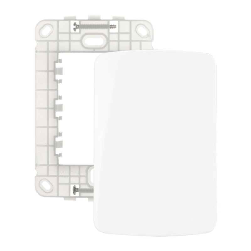 CONJUNTO PLACA 4X2 CEGA BRANCO B3 MARGIRIUS