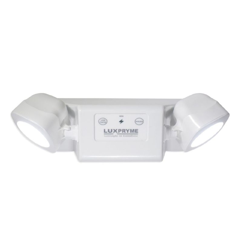 LUMINARIA EMERGENCIA 2200 LUMENS 2 FAROIS IP53 LUXPRYME
