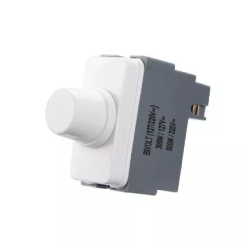 MÓDULO VARIADOR LUMINOSIDADE/VELOCIDADE BIVOLT BRANCO B3 MARGIRIUS