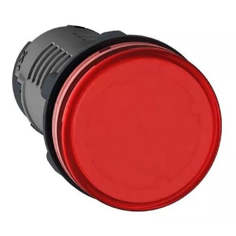 SINALIZADOR 22MM PLASTICO MONOBLOCO LED VERMELHO 220VCA AD1622DR JNG
